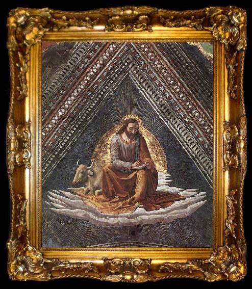 framed  GHIRLANDAIO, Domenico St Luke the Evangelist, ta009-2